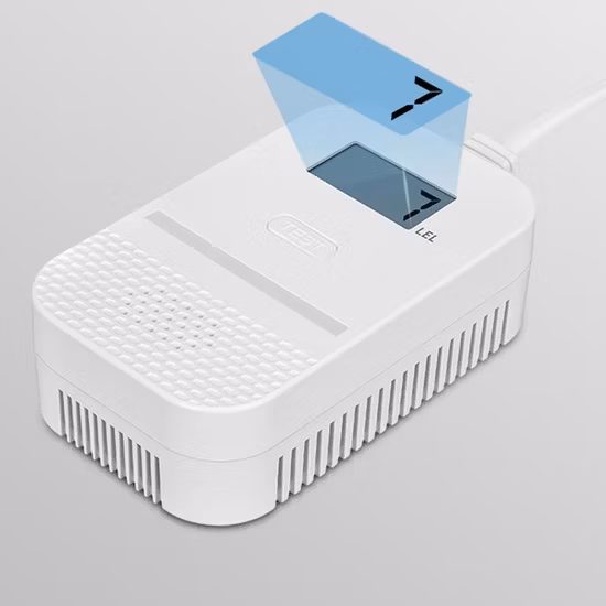 Détecteurs de fuite de gaz d'alarme incendie pour la maison avec électrovanne détecteur de fuite de gaz GPL